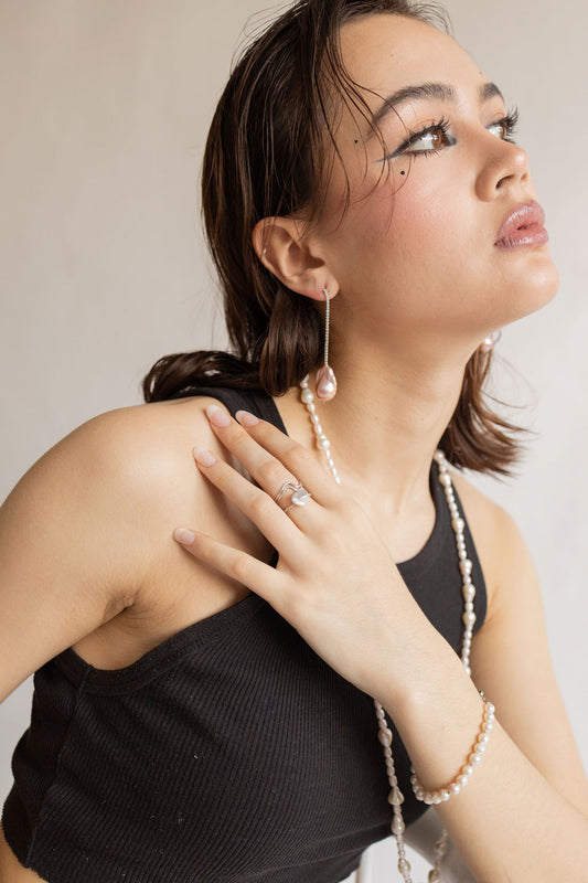 Rita Garden Dazzling Drop Earrings