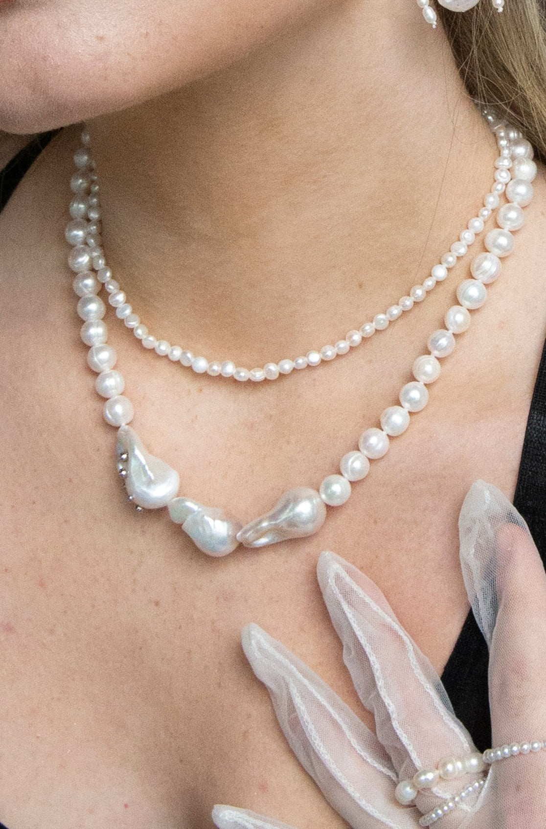 Nala Baroque Pearl Necklace