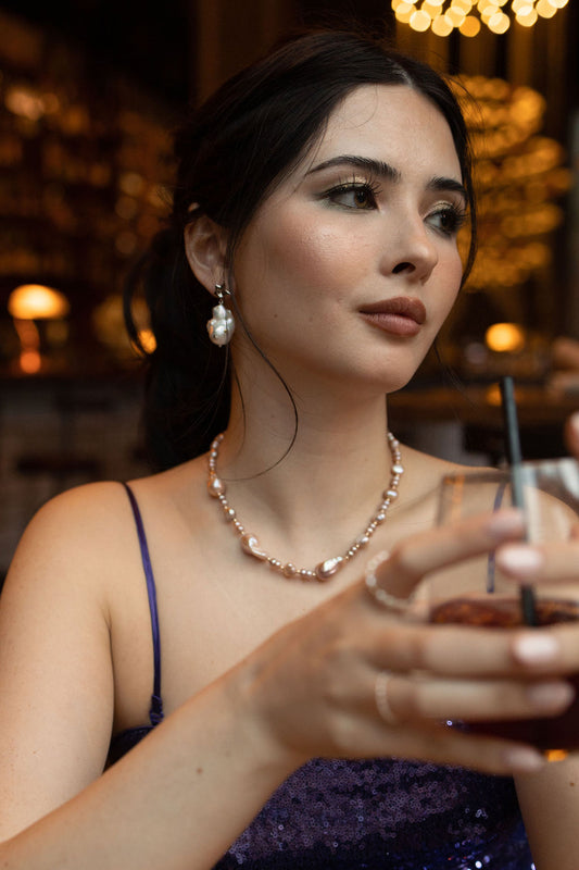 Kseniya Baroque Pearl Necklace