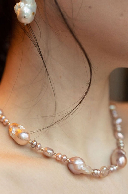 Kseniya Baroque Pearl Necklace