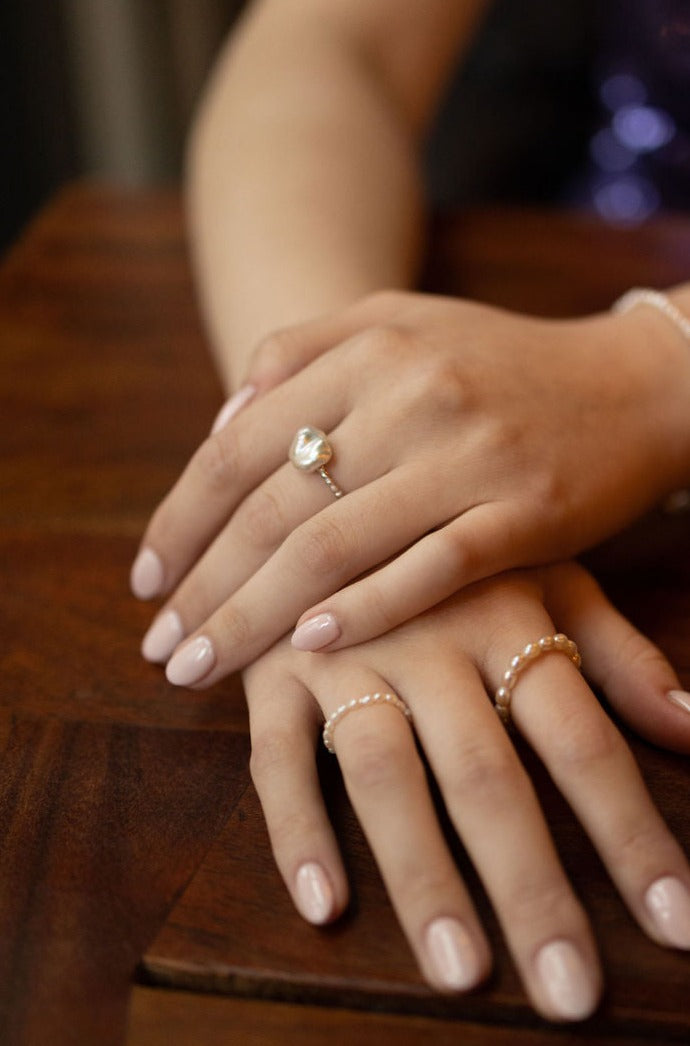 Simple Stone Adjustable Ring