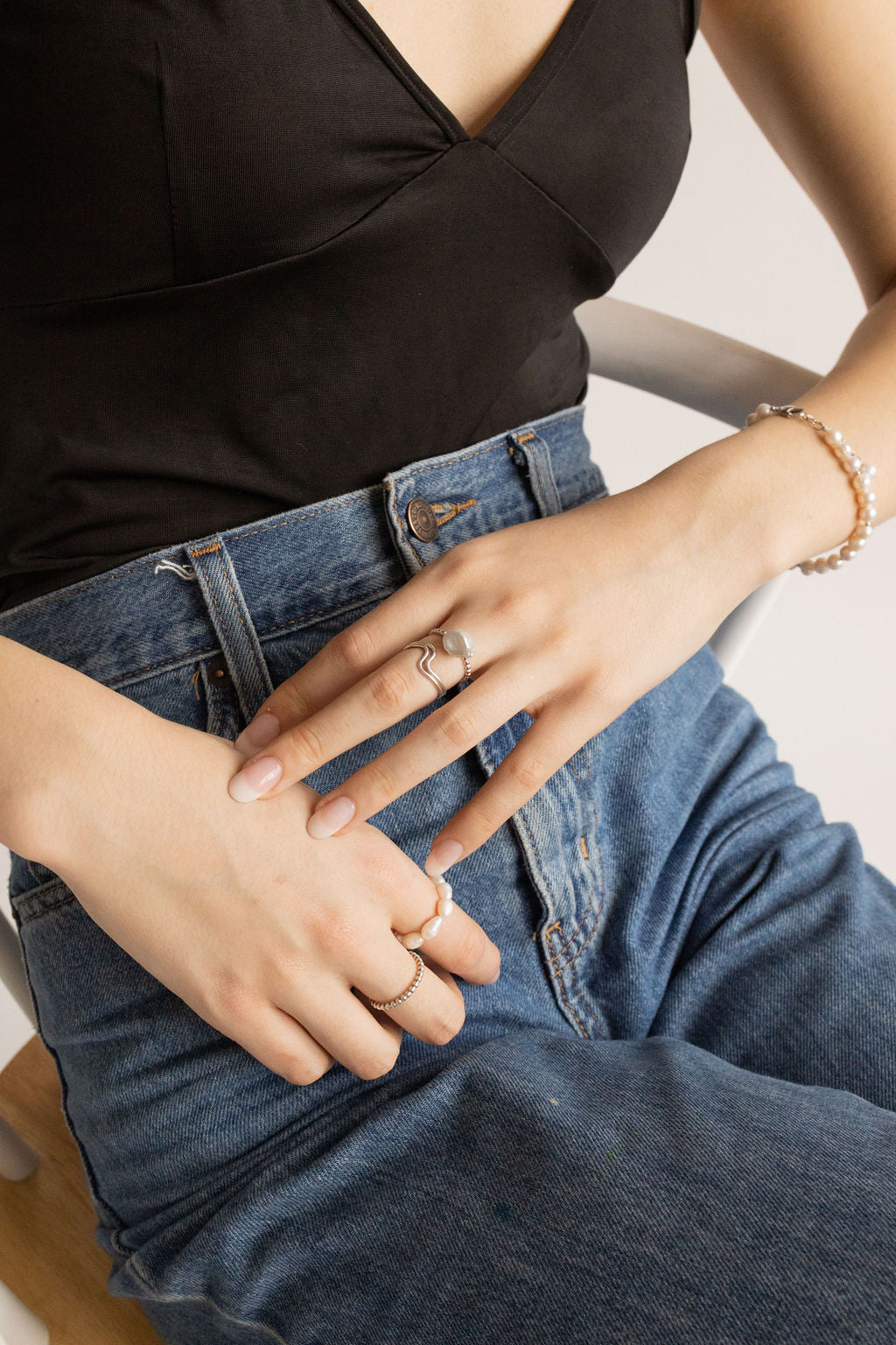 Simple Stone Adjustable Ring